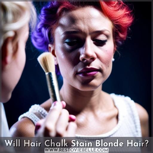 Will Hair Chalk Stain Blonde Hair