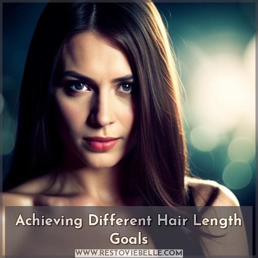 Achieving Different Hair Length Goals
