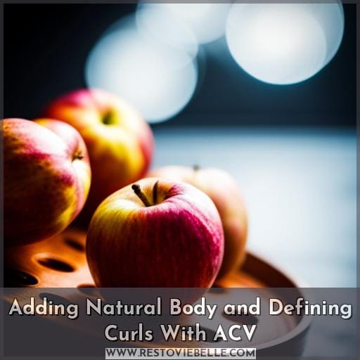 Adding Natural Body and Defining Curls With ACV
