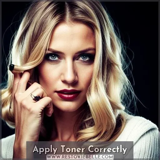 Apply Toner Correctly