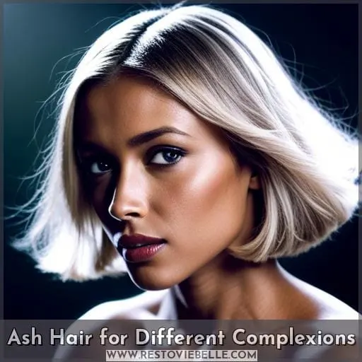 Ash Hair for Different Complexions