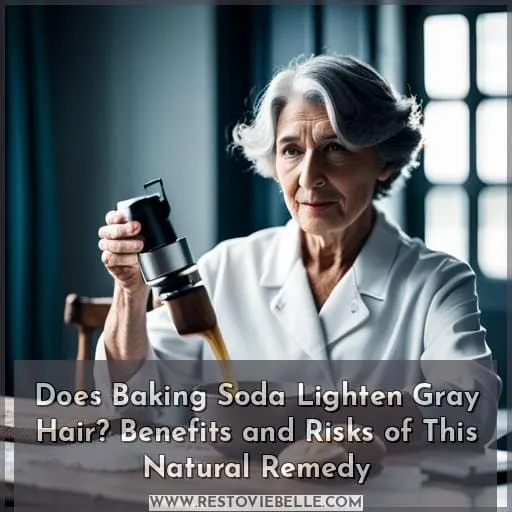 baking soda and vinegar for gray hair