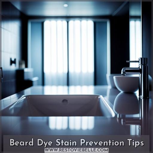Beard Dye Stain Prevention Tips