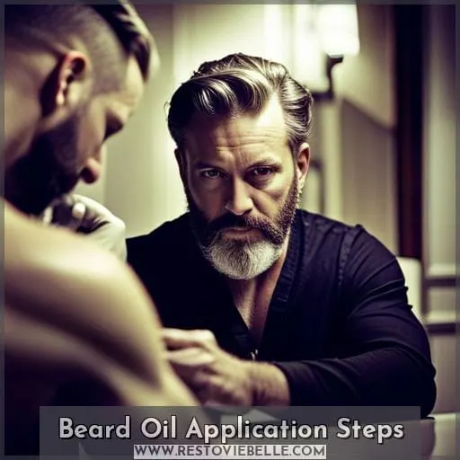 Beard Oil Application Steps