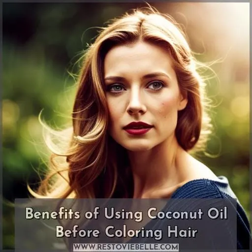 Benefits of Using Coconut Oil Before Coloring Hair