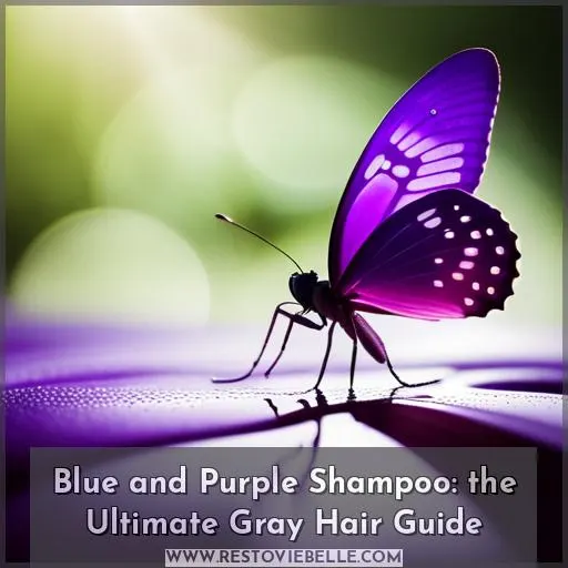 blue purple shampoo gray hair