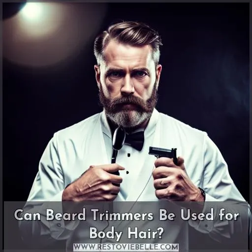 can beard trimmer be used for body hair