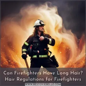 can firefighters have long hair