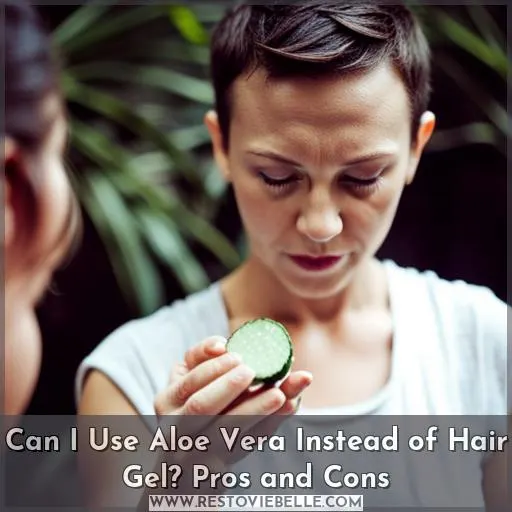can i use aloe vera instead of hair gel