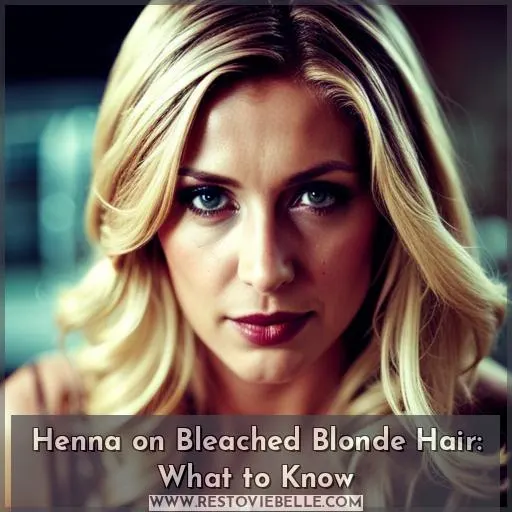 can i use henna on bleached blonde hair
