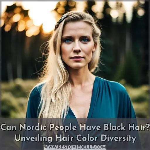 can nordic people have black hair