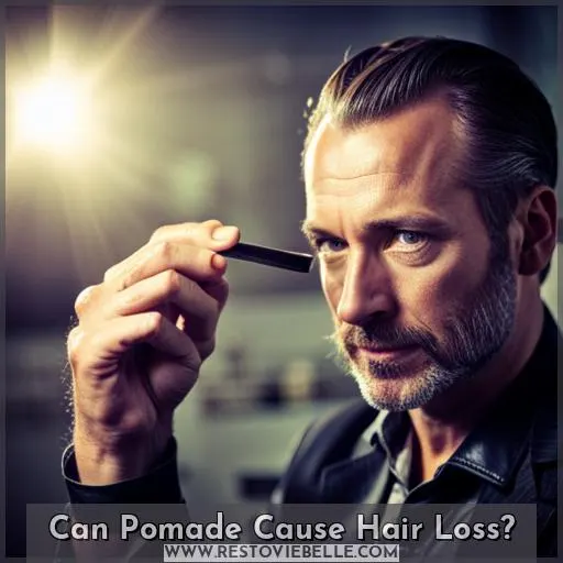 Can Pomade Cause Hair Loss