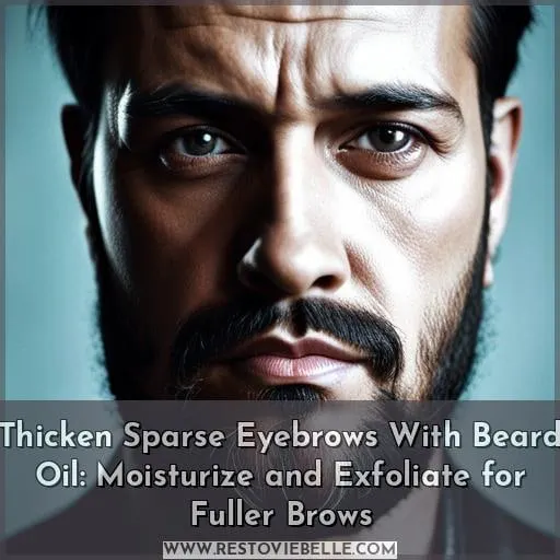 can you use beard oil on eyebrows