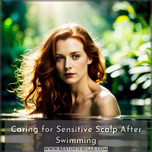 Caring for Sensitive Scalp After Swimming