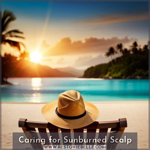 Caring for Sunburned Scalp