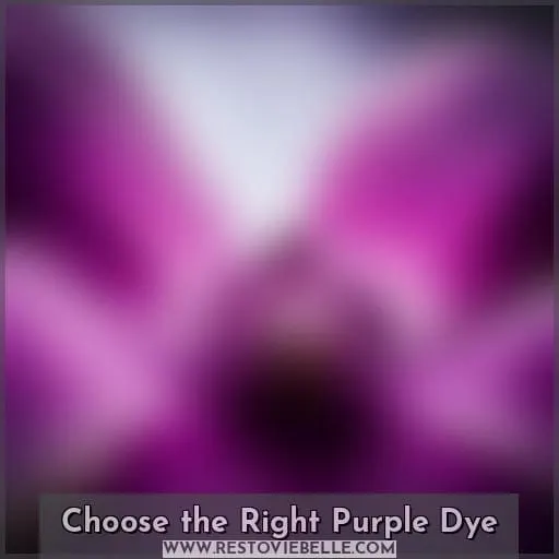 Choose the Right Purple Dye