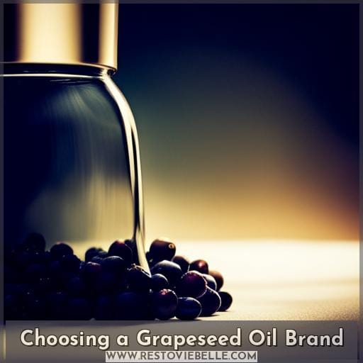 Choosing a Grapeseed Oil Brand