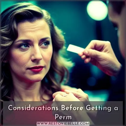 Considerations Before Getting a Perm