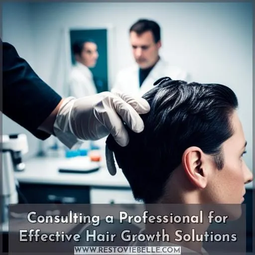 Consulting a Professional for Effective Hair Growth Solutions