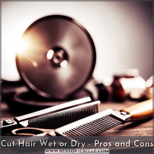 Cut Hair Wet or Dry - Pros and Cons