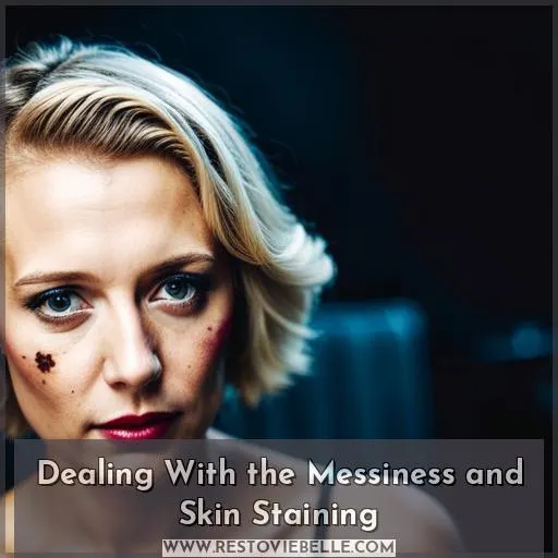 Dealing With the Messiness and Skin Staining