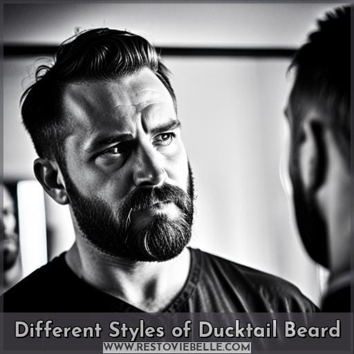 Different Styles of Ducktail Beard Different Styles of Ducktail Beard