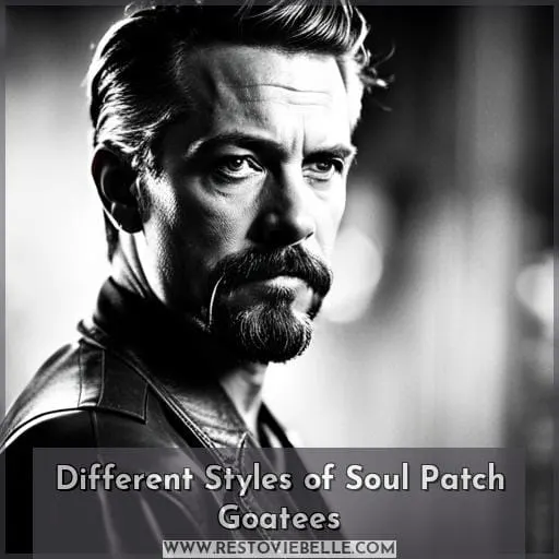 Different Styles of Soul Patch Goatees