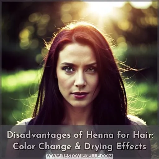 disadvantages of using henna on hair