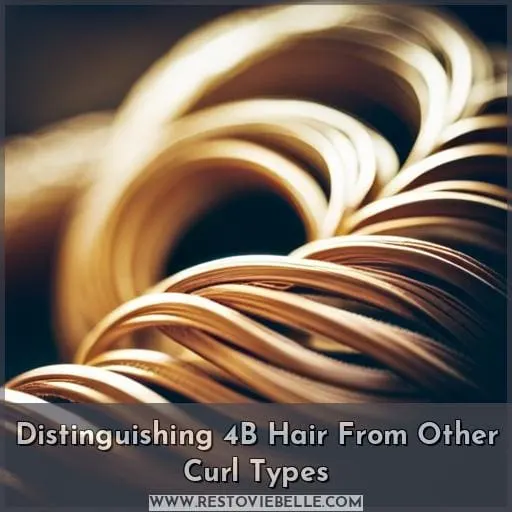 Distinguishing 4B Hair From Other Curl Types