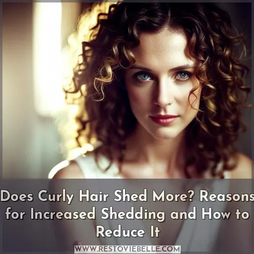 does curly hair shed more