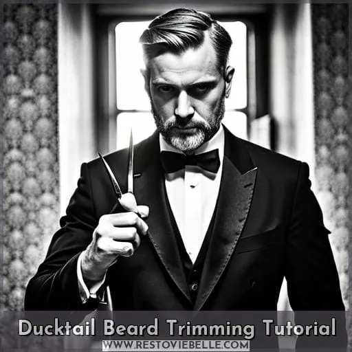 Ducktail Beard Trimming Tutorial