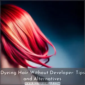 dyeing hair without developer