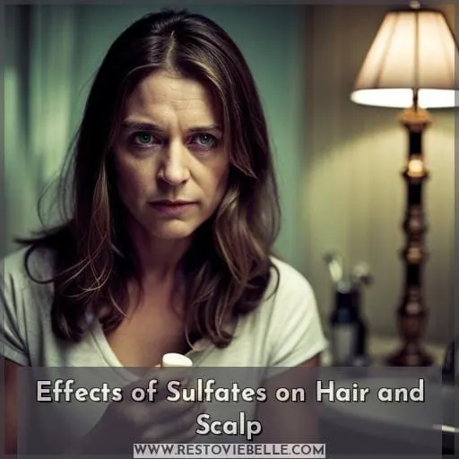 Effects of Sulfates on Hair and Scalp
