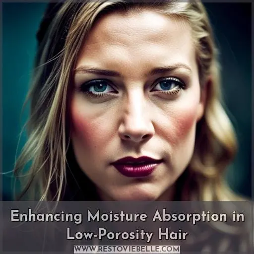 Enhancing Moisture Absorption in Low-Porosity Hair