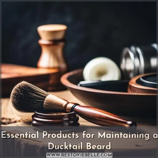 Essential Products for Maintaining a Ducktail Beard