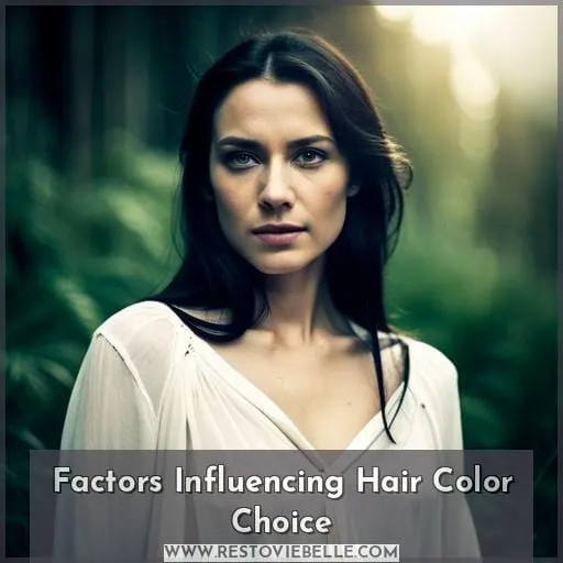 Factors Influencing Hair Color Choice