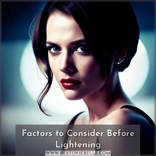 Factors to Consider Before Lightening