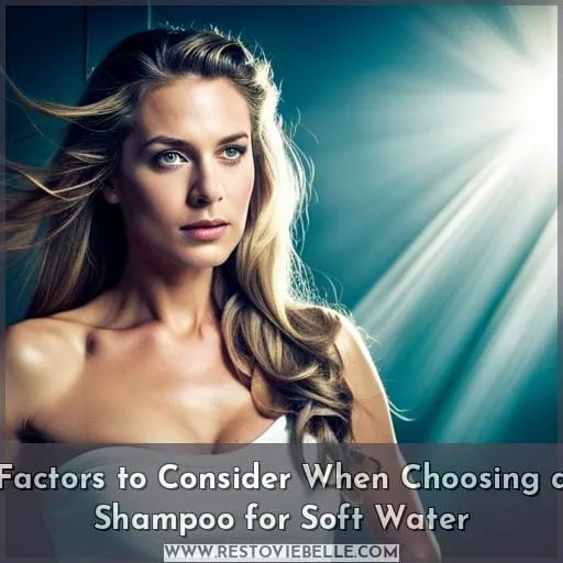 Factors to Consider When Choosing a Shampoo for Soft Water