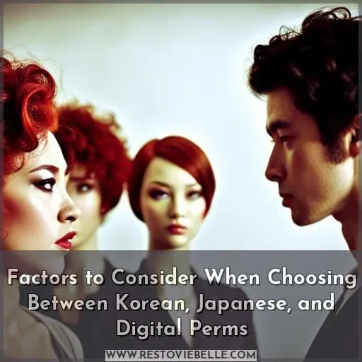 Factors to Consider When Choosing Between Korean, Japanese, and Digital Perms