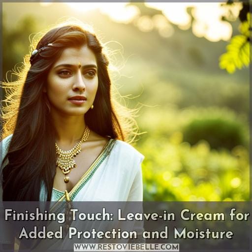 Finishing Touch: Leave-in Cream for Added Protection and Moisture