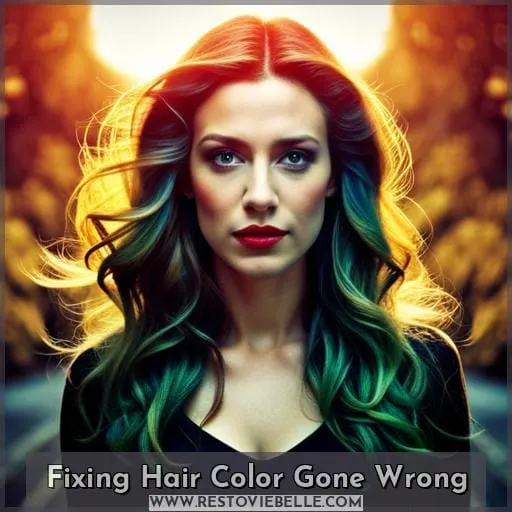 Fixing Hair Color Gone Wrong
