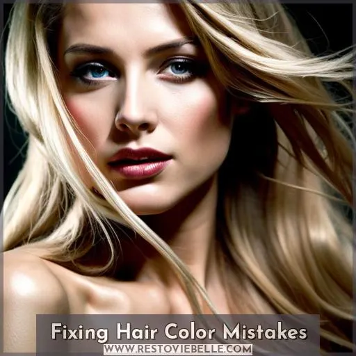 Fixing Hair Color Mistakes