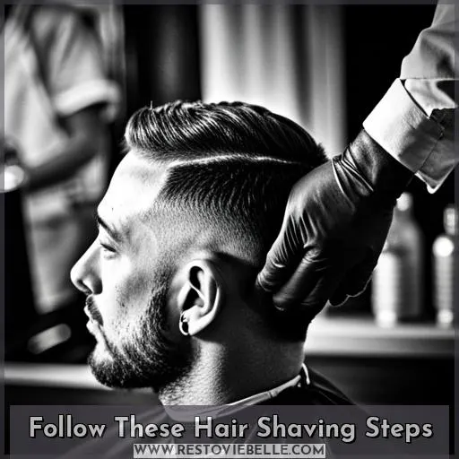 Follow These Hair Shaving Steps