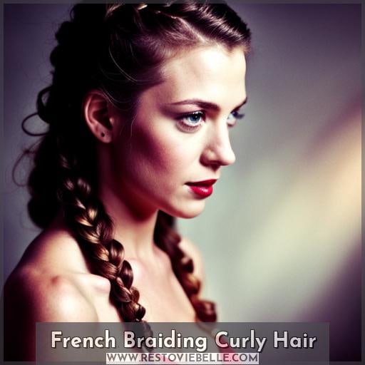 French Braiding Curly Hair