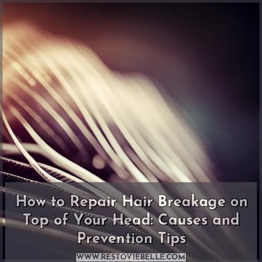 hair breakage on top of your head