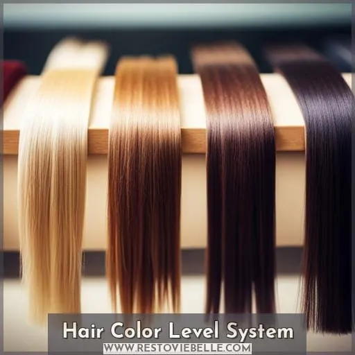 Hair Color Level System