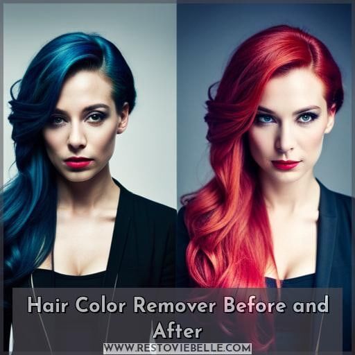 Hair Color Remover Before and After Hair Color Remover Before and After