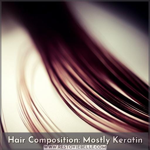 Hair Composition: Mostly Keratin