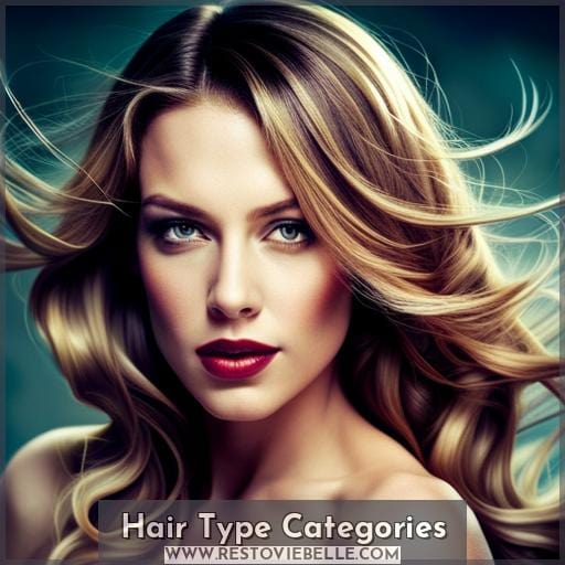 Hair Type Categories Hair Type Categories
