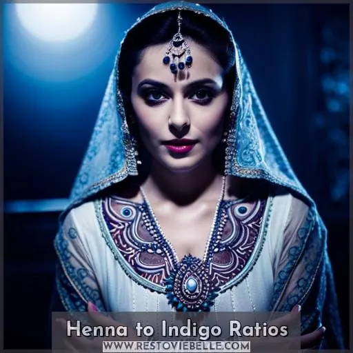 Henna to Indigo Ratios